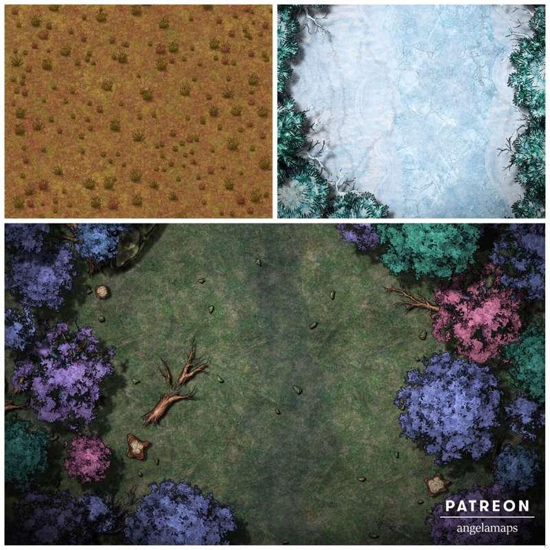 Stock Scenes - variants and animated maps