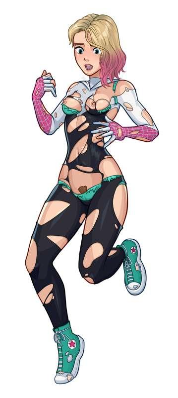 Adult Spider-Gwen 34 v2 (Commission)