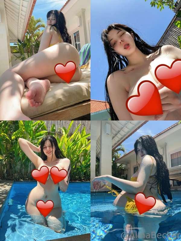 Will you join me in the pool in your private messages? 😜💦