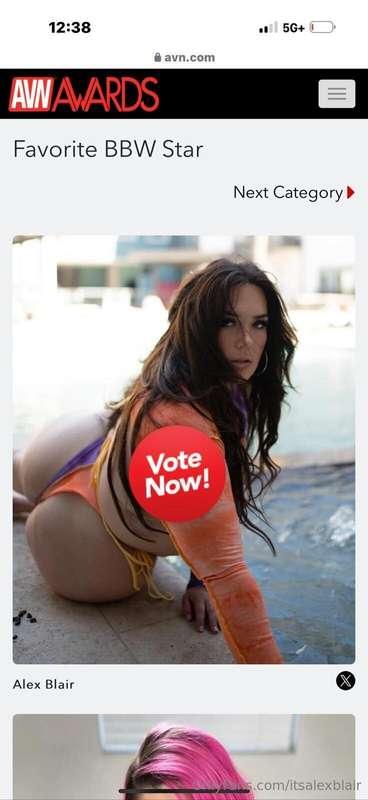 Hey my loves, I just wanted to remind you guys to VOTE for m..