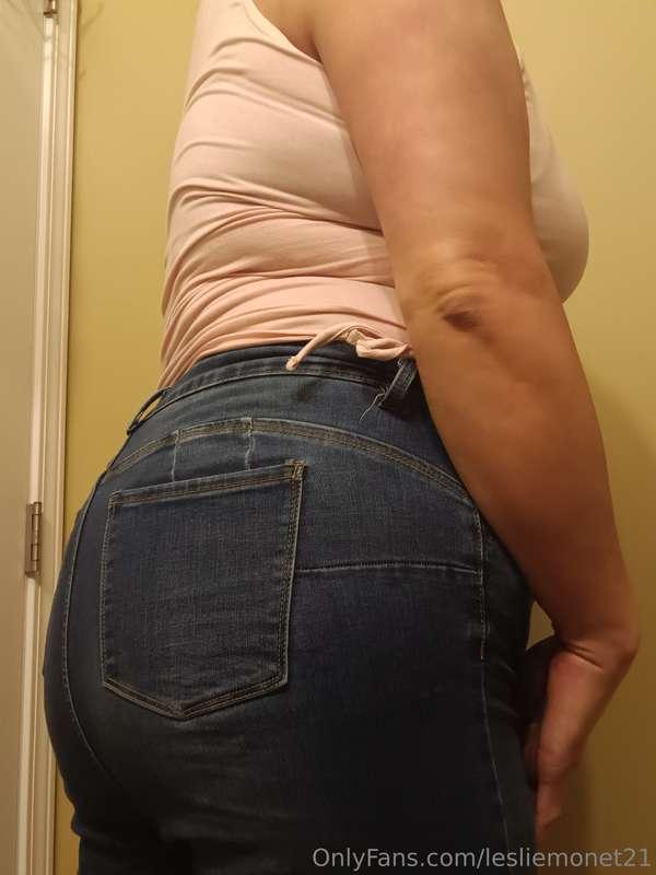 I blew these jeans up