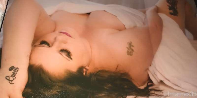 Cuddled up in the sheets