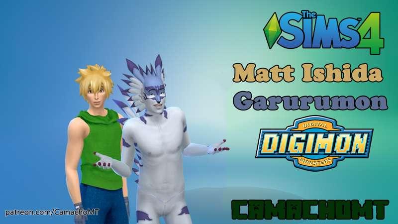 219 - Matt & Garurumon - Digimon