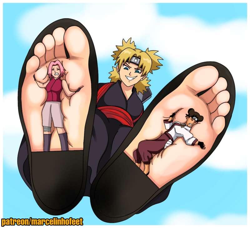 Temari Crush Feet 