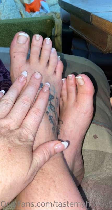 In dire need of getting a manicure and full pedicure done to..