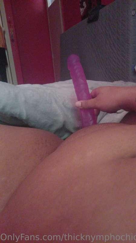 12 inch double ended dildo, thinking about daddy's cock. 🤤 #..