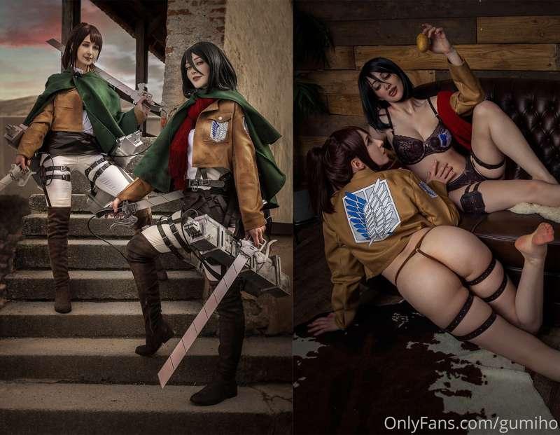 oh look Sasha called for backup ;3 @liensue is my hawt Mikas..