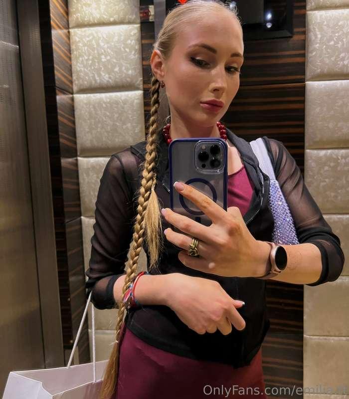 The elevator stopped between floors… just enough time to pre..