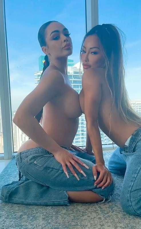 **Two baddies here to get your dick rock hard! Unlock and ha..