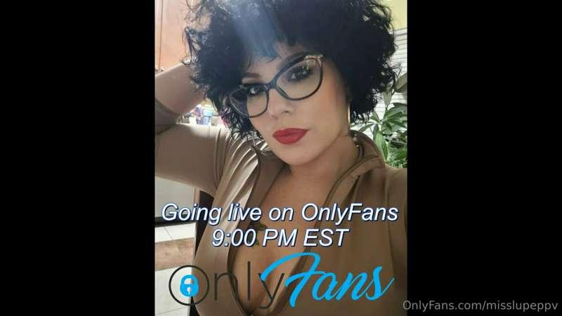 Going Live In the Shower on Tonight 9:00 PM EST!