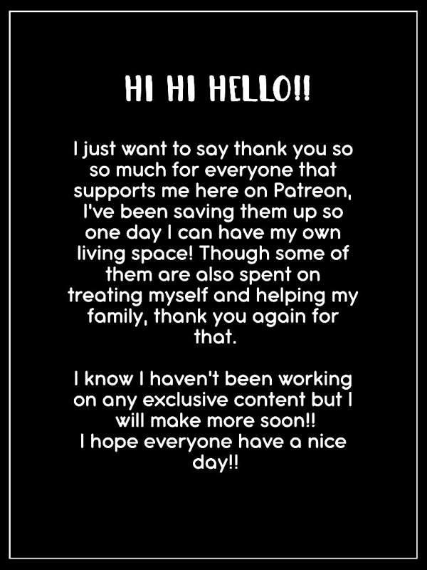 I've come to make an announcement