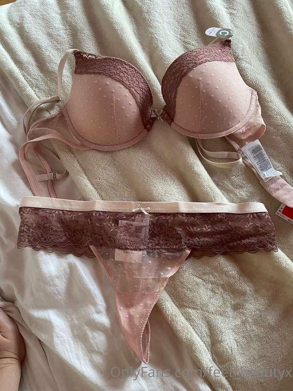What do you think of the lingerie I got myself for my birthd..