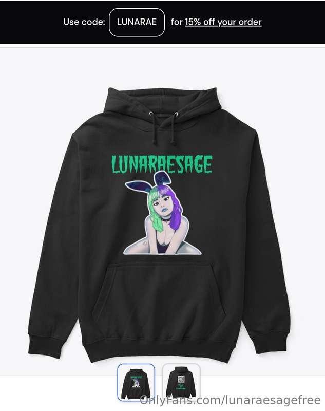 Buy my hoodie off of my teespring in my page and get a lifet..