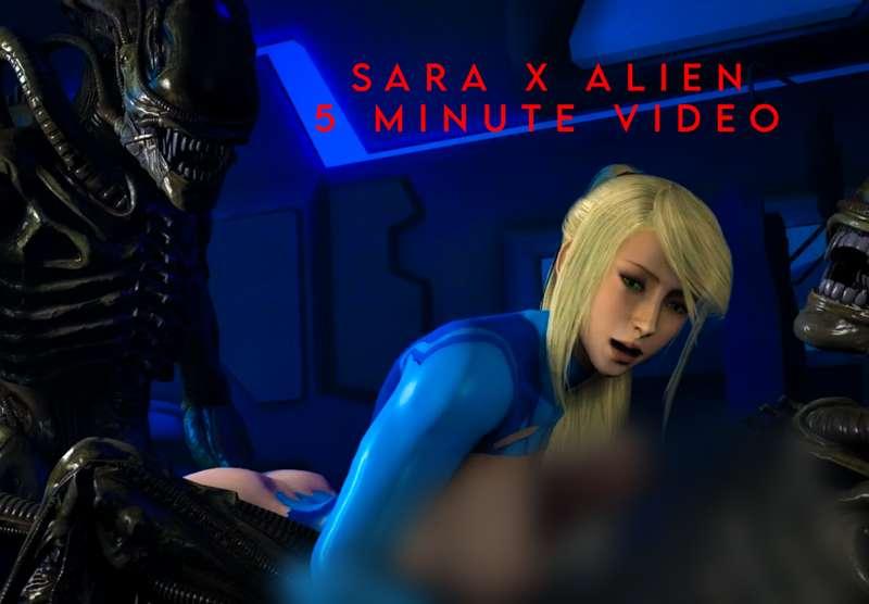 Sarah x Alien (5 Minute video) Reupload