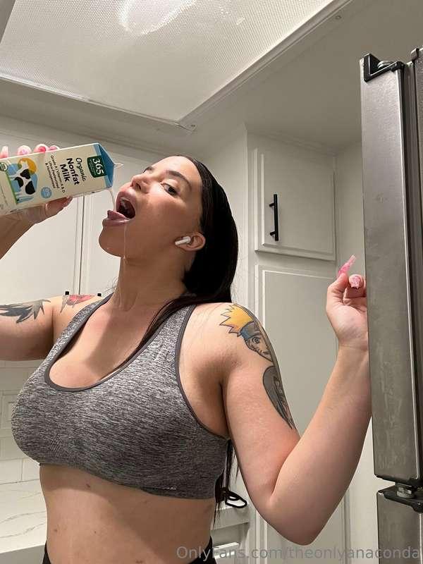 Ooopsie... started with a little milk... now I’m craving a f..
