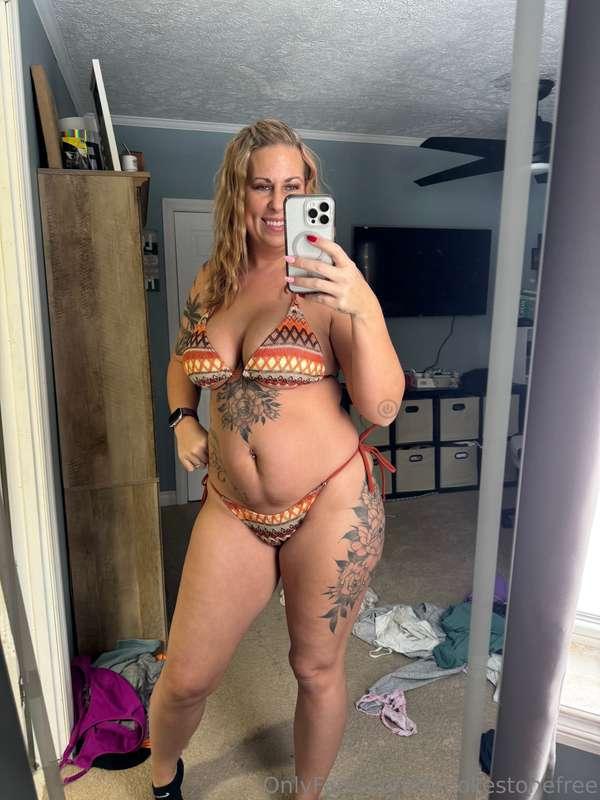 First one gets the bikini off in dm! 