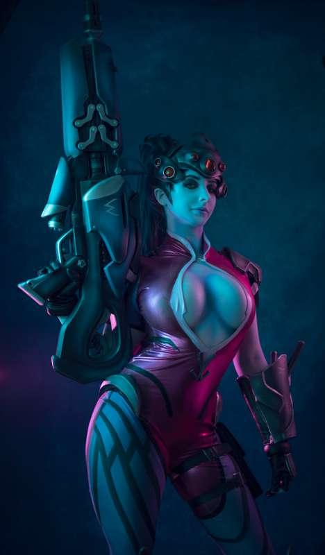 Widowmaker cosplay HD previews - Front and back