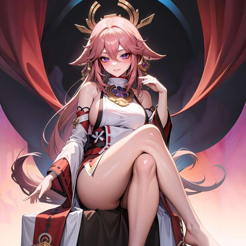 sfw) yae miko 6P