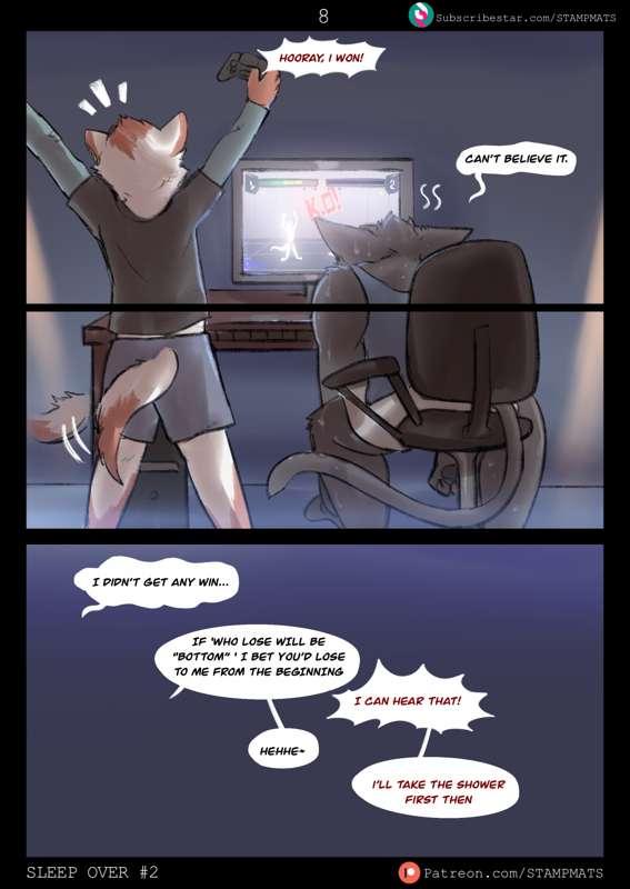 “Sleep Over 2” Comic - page 8 - 12
