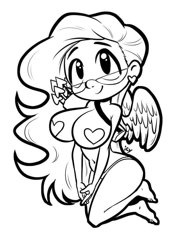 Febuary Sticker Club Designs - Lineart