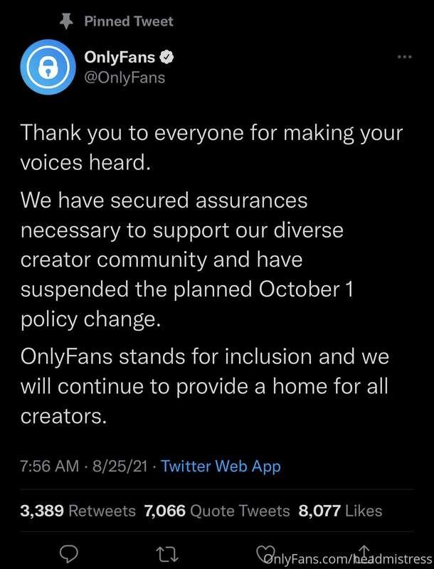 Now onlyfans has posted this… so idk chile