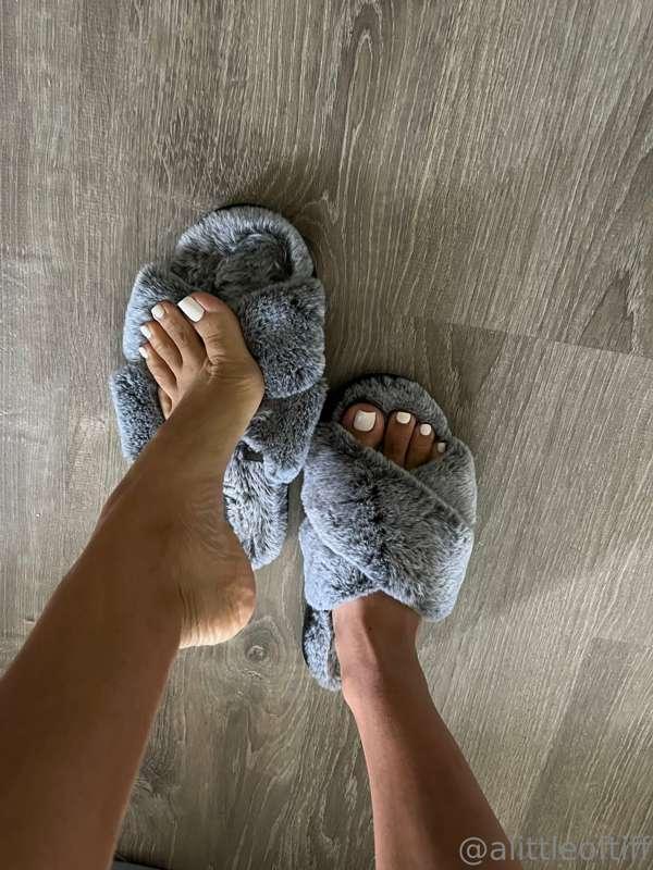 I bought a new pair of slippers because my old ones were so ..