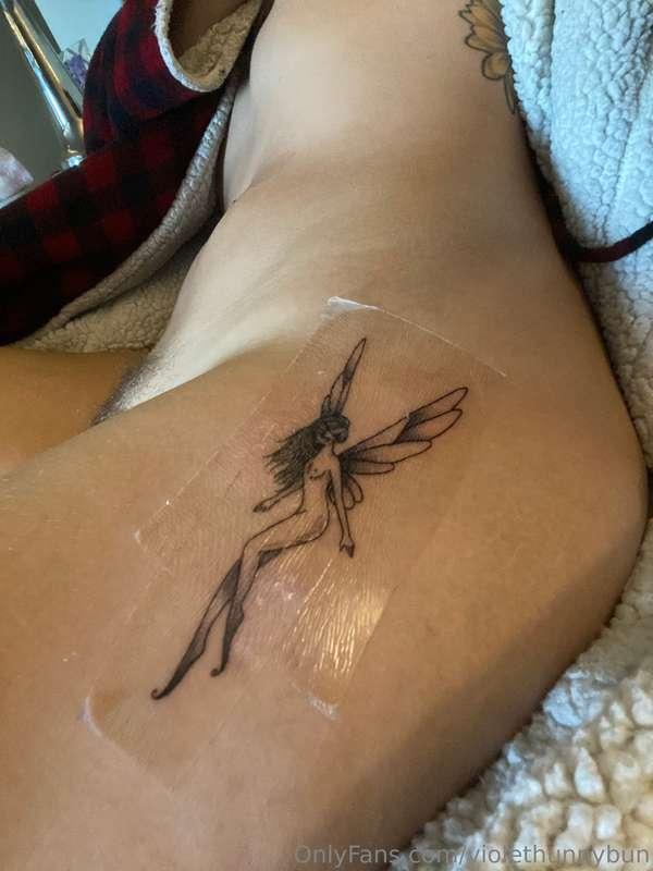 idk if y’all care about tattoos lol but here’s one of my new..