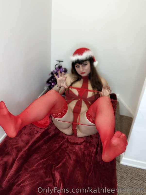 Naughty little present waiting for you under the Christmas t..