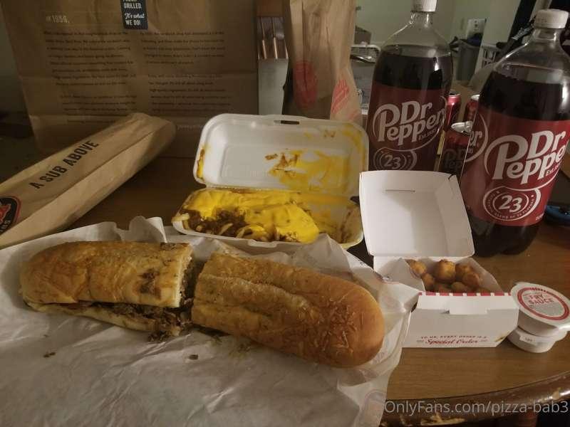 March 26th. a combo freddy's steakburger meal with chili che..