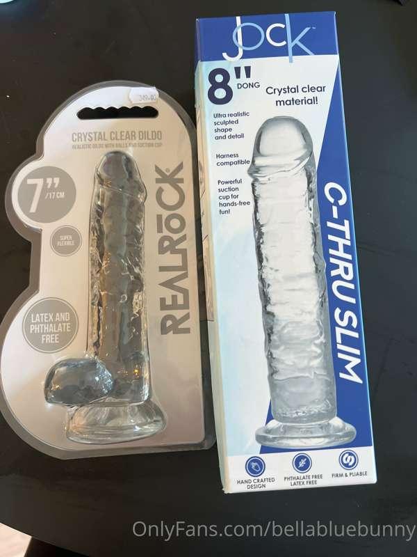 New dildos! Which one would you like me to make content with..