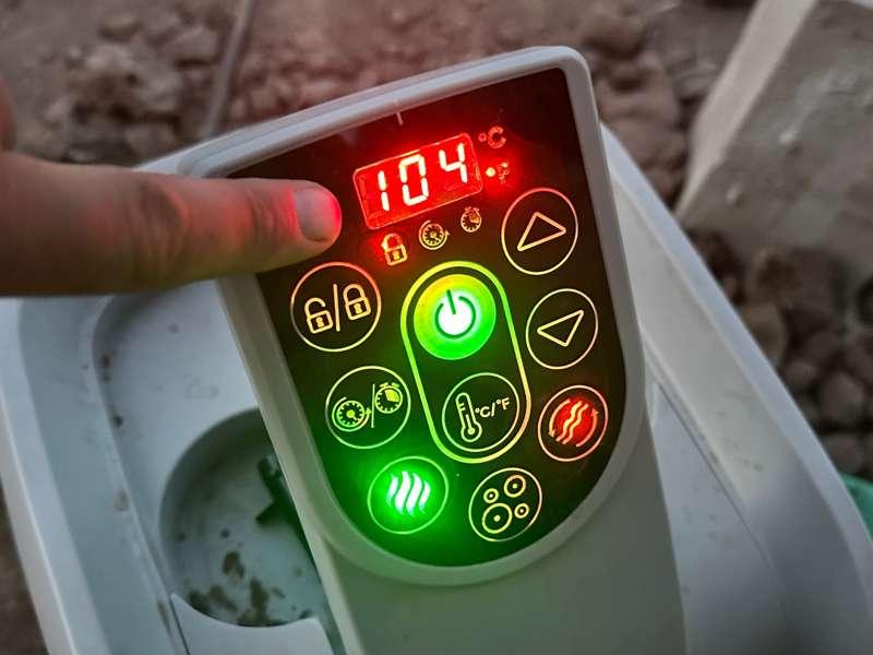 You CAN have a hot tub off grid! We’ve reached maximum temperature. 