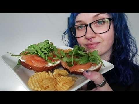 📣 EARLY ACCESS 📣 ASMR Eating Smoked Salmon & Cream Cheese Bagel