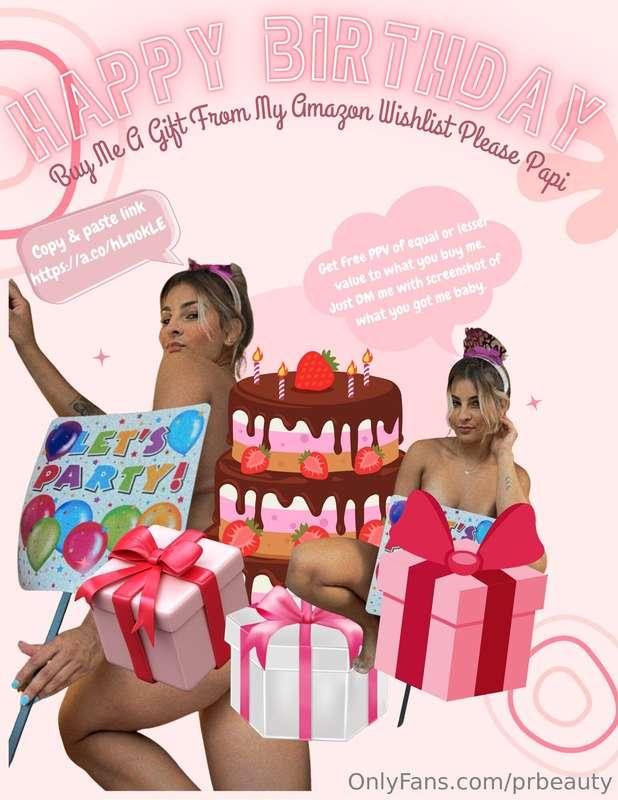 Will you make my birthday wishes come true Papi? 🥰