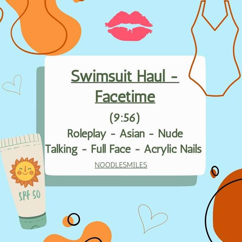 “**Swimsuit Haul**👙” *(9:56 - Solo)* $50  *POV:* I’m about t..