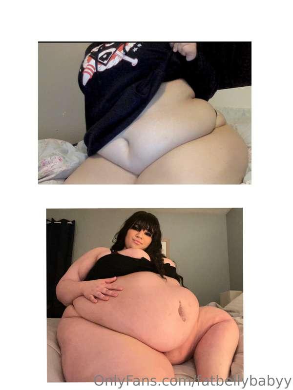 just a lil comparison pic 🐷