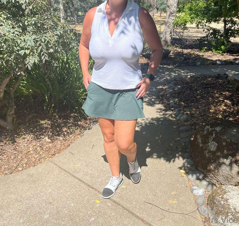 Is this top a touch too sheer for golf?? 🤔