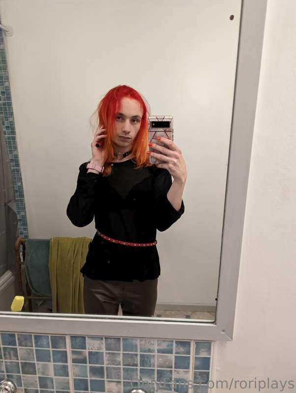 New hair 🧡❤️ can't wait to have some videos up with this ~