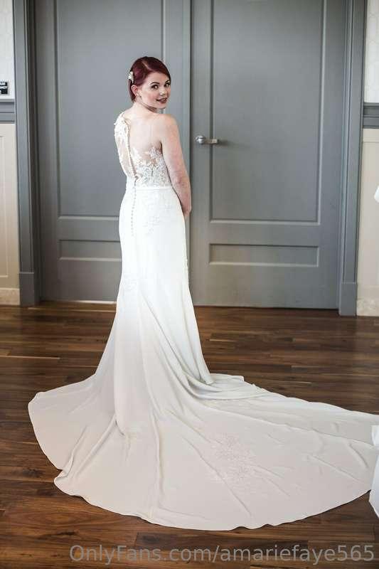 Wedding dress and gifted sword