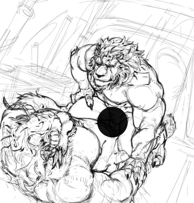 Charr X Ajani Goldmane wip