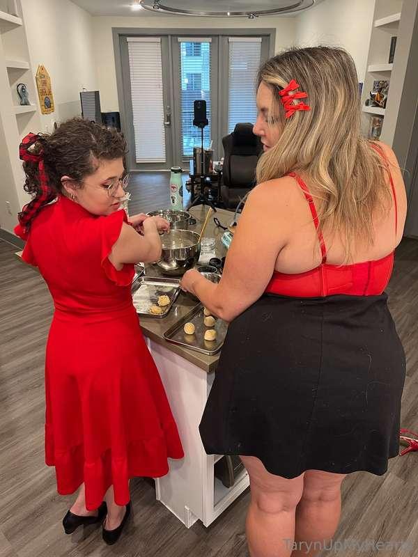 Her cute red dress didn't stay on for long! Her first G/G vi..