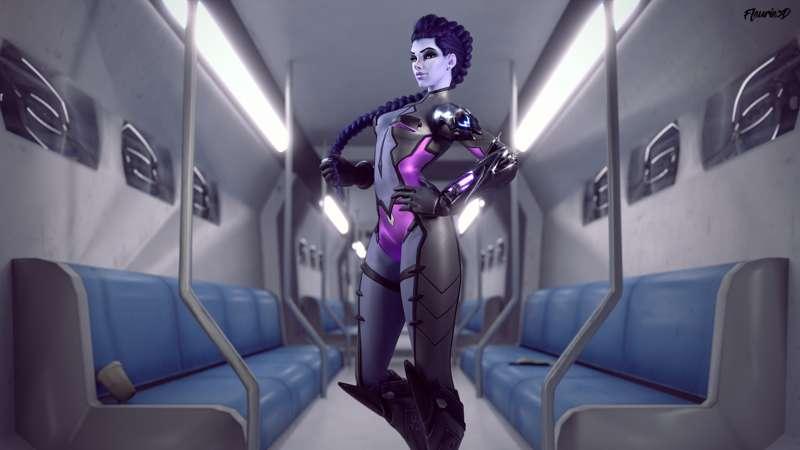 Widowmaker In Train (SFW/4K)