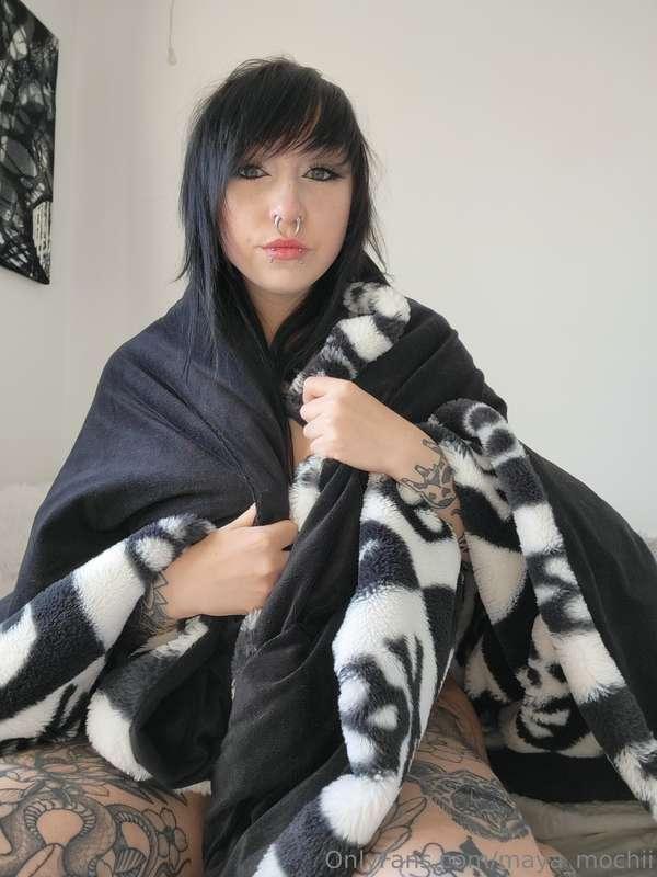 swipe to see what's under the blanket