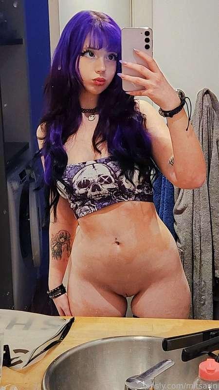 Tomorrow I'm posting the video I have been teasing! Be ready~ 😘

#egirl #vitiligo #cute #fyp #emo #alt #girlnextdoor #girlfriend #waifu #petite #horny #ass #pussy