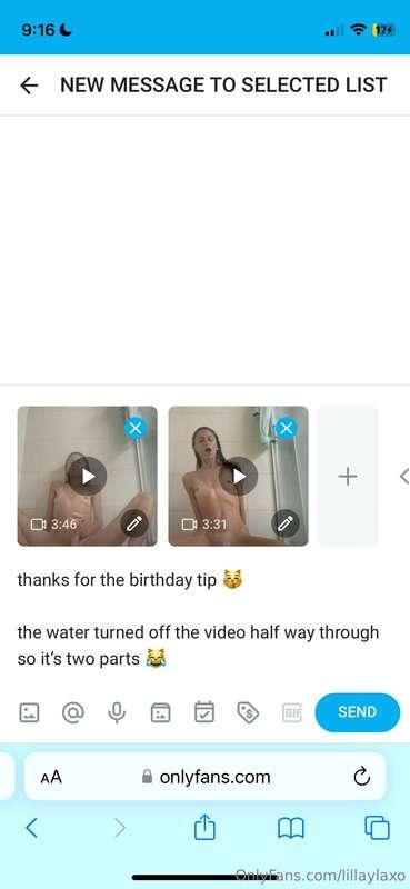 this could be you but you didn’t wanna give me birthday tips..