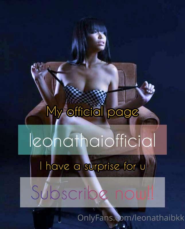 CLAIM UR GIFT @leonathaiofficial my OFFICIAL PAGE 💗 i'm more..