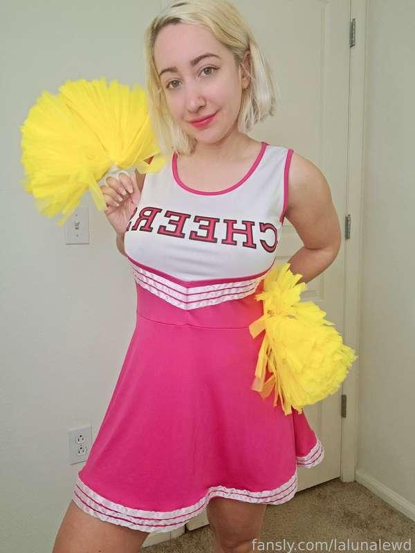Can I be your Cheerleader? I'm rooting for you only baby!