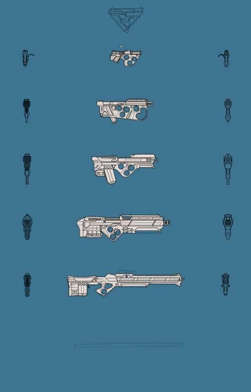 Redoing some weapons from earlier this year