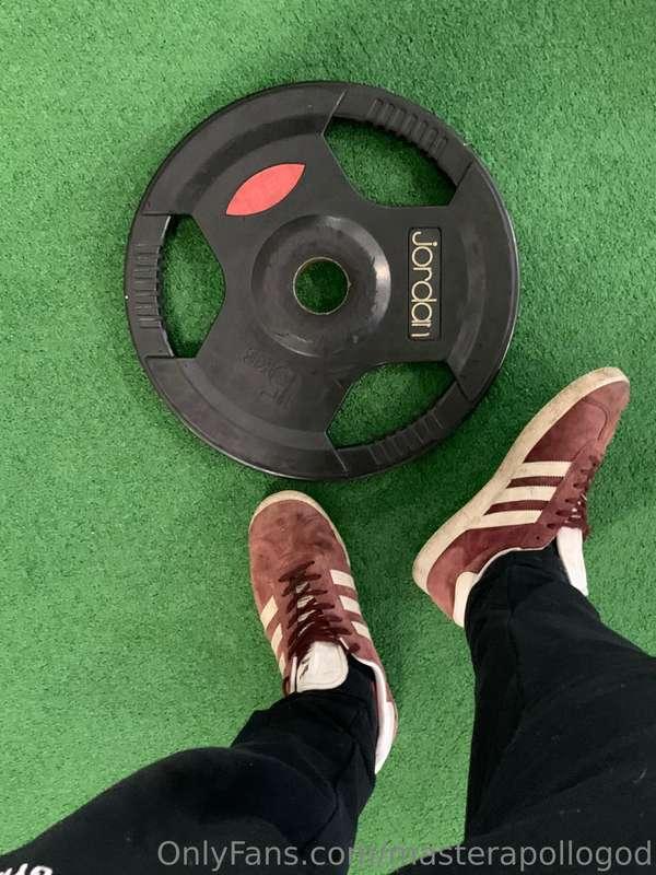 In the gym and realised how filthy my trainers are.   You wo..