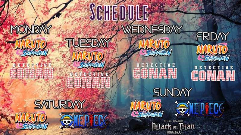 THE Schedule!