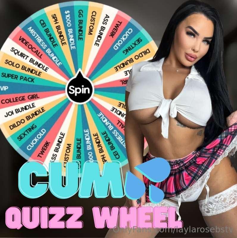 🎡 CUM-PUS QUIZ WHEEL 🎡Midterms got you stressed? Time to rel..